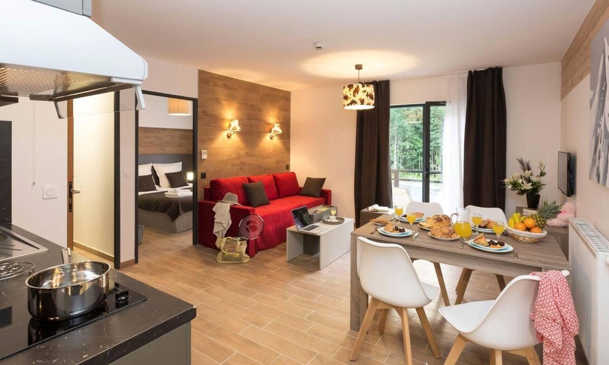 Les Tines Apartment | Wifi, fitness, swimming pool, sauna, hammam, parking, tv, 40m², Chamonix