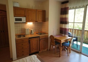1-Zimmer- Appartement mit Doppelbettschlafcouch