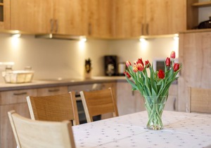 4. vacation apartment Sonntagshorn, 90sqm, balcony, kitchen, 3 bedrooms, 1 living room