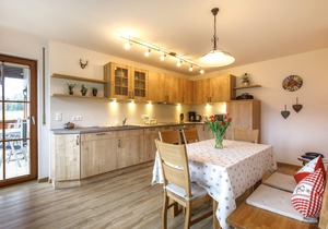 4. vacation apartment Sonntagshorn, 90sqm, balcony, kitchen, 3 bedrooms, 1 living room