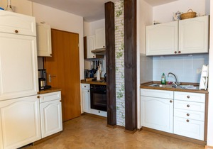 50qm-große Ferienwohnung im 3. Stock mit Balkon