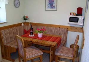 55m2 großes Feriendomizil im EG mit Terrasse und WLAN