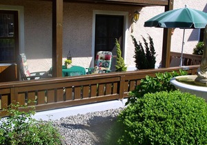55m2 großes Feriendomizil im EG mit Terrasse und WLAN