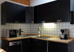 6. Fewo Hörndlwand, 38 qm, 1-2 Pers., 1 Schlafzimmer, 1 Wohnschlafraum, Süd-Terrasse