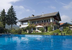 6. Fewo Hörndlwand, 38 qm, 1-2 Pers., 1 Schlafzimmer, 1 Wohnschlafraum, Süd-Terrasse