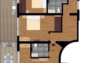 72 m² Apartment ∙ 3 bedrooms ∙ 11 guests