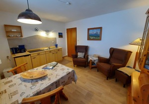 Apartment no. 2, 1-2 persons, 45 sqm, 1st floor with private terrace, south-facing