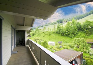 Apartment 5, 77sqm, balcony, kitchen extra, 1 bedroom, 1 living room, 2 pers.