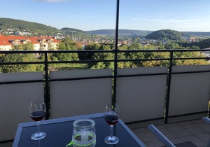 Apartment AusZeit - View over Bad Kissingen