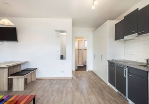 Apartment “Ferienwohnung Eyrich OG” near Lake Constance with Wi-Fi, Terrace & Garden