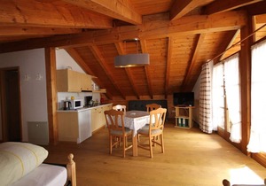 Apartment no. 1, 27m², living/bedroom, balcony, TV, 2 pers.