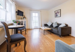 Apartment Rauschberg 48sqm, balcony, kitchen, 1 living room and 1 bedroom, WLAN, 3 persons