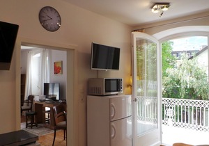 Apartment TOP 2 for 1-3 persons with sunny south and east-facing balcony, 55sqm