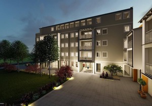 Centrally located penthouse suite with large roof terrace