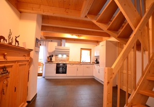 Detached vacation home with sauna, mountain and lake views in the vacation village on Lake Lechsee