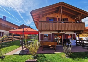 Detached vacation home with sauna, terrace and garden in Lechbruck am See