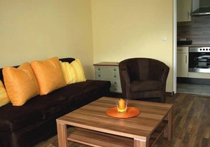 Ferienwohnung Ringelblume, 2 Personen, 48 m², Dusche/WC, Flat-TV, 1 Schlafzimmer, Balkon, Internet, Nichtraucher