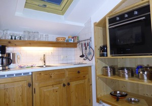 Ferienwohnung Ramsau, 1-2 Personen, 28 qm, Balkon, Wohn-schlafzimmer, Mansarde