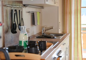 Ferienwohnung 1, 2 Personen, Balkon, 50 qm, Wohn- und Schlafraum getrennt