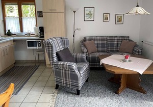 Ferienwohnung, 43 qm Erdgeschoss, 1 Separates Schlafzimmer
