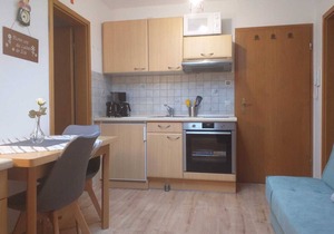 Ferienwohnung III im 2. Stock mit Balkon, Wohnküche, Schlafzimmer, Dusche/wc, Balkon