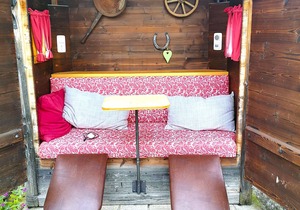 Ferienwohnung "Kehlstein" für 1-2 Pers., ca. 35 m², 1 Schlafzimmer, Wohnzimmer, Küche, Terrasse