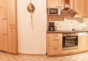 Ferienwohnung Nr. 3, 55 qm, 2 Schlafzimmer, Wohnzimmer mit Küchenzeile, 1 Zustellbett, Balkon, 4 Sterne, max. 5 Personen