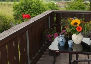 Ferienwohnung Nr. 3, 55 qm, 2 Schlafzimmer, Wohnzimmer mit Küchenzeile, 1 Zustellbett, Balkon, 4 Sterne, max. 5 Personen