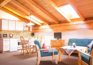 Ferienwohnung "Rauschberg" für 4 Personen, 1 Schlaf- und 1 Wohn/Schlafzimmer, 52 m²