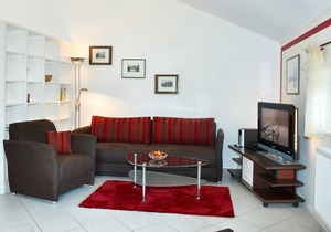 FeWo Simssee, 53 qm Obergeschoss, 1 separates Schlafzimmer