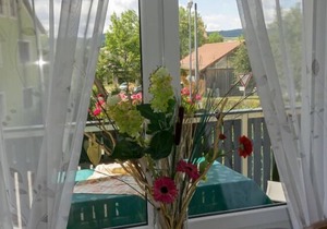 Gemütliche Ferienwohnung (110m2) mit Balkon und Kachelofen