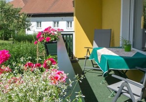 Gemütliche Ferienwohnung (110m2) mit Balkon und Kachelofen