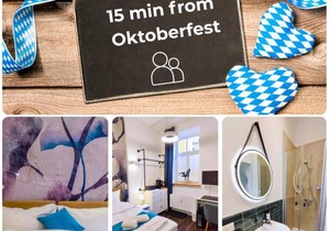 HOMELY STAY Studio 1 - Small and cozy Self-Check-In Room in Munich - 15 min from Oktoberfest