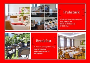 Hotel-Etage Apfelrot