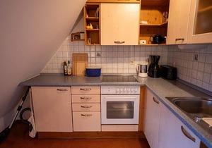 Idyllic vacation apartment for up to 6 people (64 m²) with covered south-facing balcony