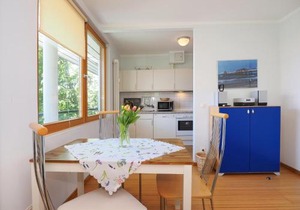 Kaiservillen Heringsdorf - Ferienwohnung mit 1 Schlafzimmer und Balkon D132