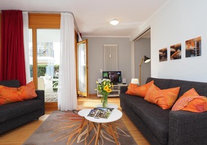 Kaiservillen Heringsdorf - Ferienwohnung mit 1 Schlafzimmer und Terrasse D201