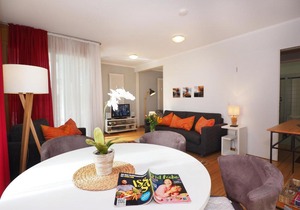 Kaiservillen Heringsdorf - Ferienwohnung mit 1 Schlafzimmer und Terrasse D201