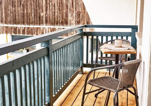 Large, bright vacation apartment (75sqm) with a view of the entire range of the Bavarian Forest