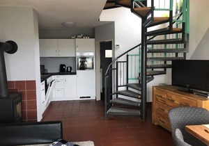 Modern studio apartment (70m2) with 2 bedrooms and terrace