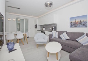 Modern vacation apartment with private terrace - Haus Inselwind FeWo MEERsalz - House