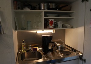 One room apartment (approx. 25sqm) for 2 persons plus terrace with view of the Bavarian Forest