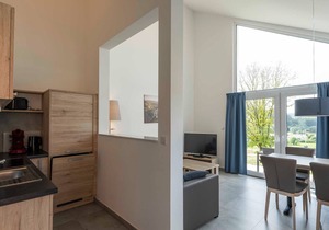 Panoramabungalow WD 01A - panoramic bungalow (DH) in the holiday village at the Therme Obernsees