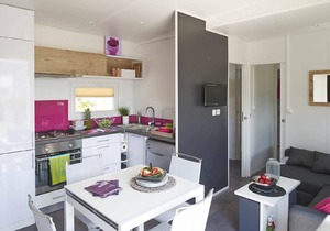 Smart mobile home on the lake with whirlpool (WA102)