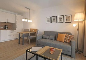 Two-room suite with large covered balcony