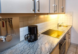 Vacation apartment 36 sqm, no. 1, covered terrace, kitchen, 1 living/bedroom, WLAN