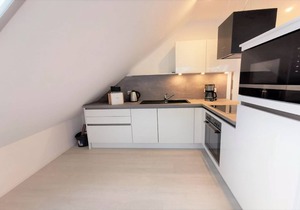 Vacation apartment with sea view and garden use - Haus Inselwind FeWo MEERsicht -