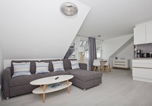 With sea view, use of swimming pool and sauna - Haus Inselwind FeWo MEERstrand