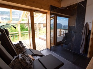 Sepperl Alm Für Personen Schlafzimmer Terrasse Mit Bergblick Whirlpool Infrarotliegen | Schwob