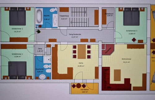 Grafenau Apartment | 110 m² Apartment ∙ 3 bedrooms ∙ 6 guests